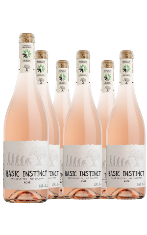 Bottom of 6 bottles - Basic Instinct Rosé (without sulfite)