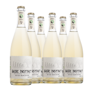 6-bottles cardboard - Basic Instinct Pet'nat 'White (sulfite-free)