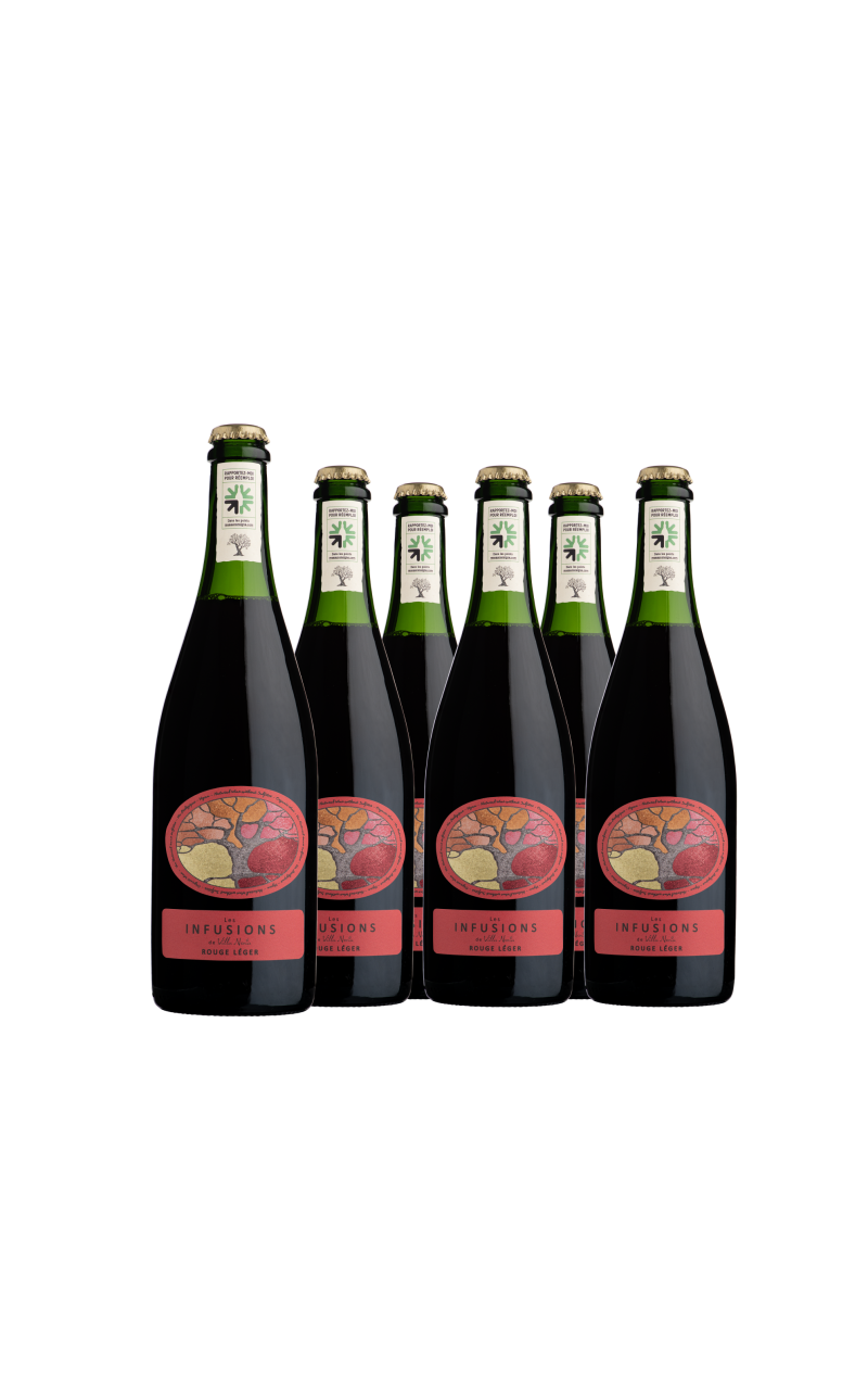 Cardboard of 6 bottles - Les Infusions Villa Noria -Fet'Nat 'Lightweight Red (without sulfite) Cardboard of 6 bottles - Les Infusions Villa Noria -Fet'Nat 'Lightweight Red (without sulfite)