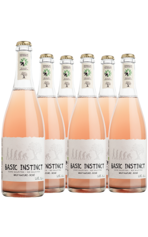 6-bottles cardboard - Basic Instinct Pet'NAT 'Rosé (sulfite-free)