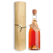 Amfòra Orange wine and its bamboo cabinet