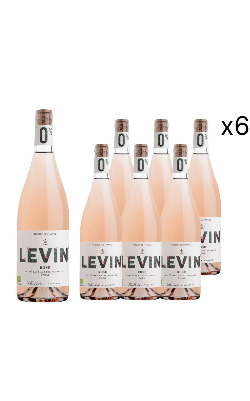 Levin 0% - Rosé (cartone x6) Levin 0% - Rosé (cartone x6)