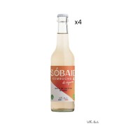 Pack of 4 Sobaie Cansette Kombucha de Vigneron, drink without alcohol