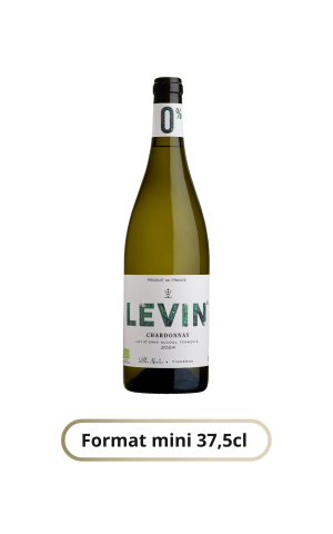 Levin 0% - Chardonnay sans alcool format mini 37,5cl