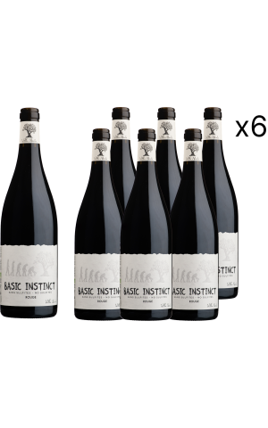 Carton de 6 bouteilles - Basic Instinct Rouge (Sans sulfite)