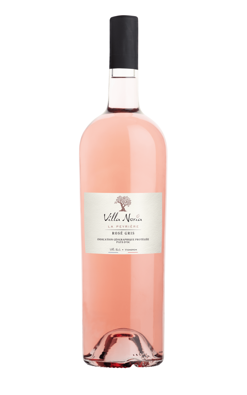 La Peyrière Rosé grigio IGP Paesi di Oc Magnum - Vino rosato biologico e vegano - Villa Noria
