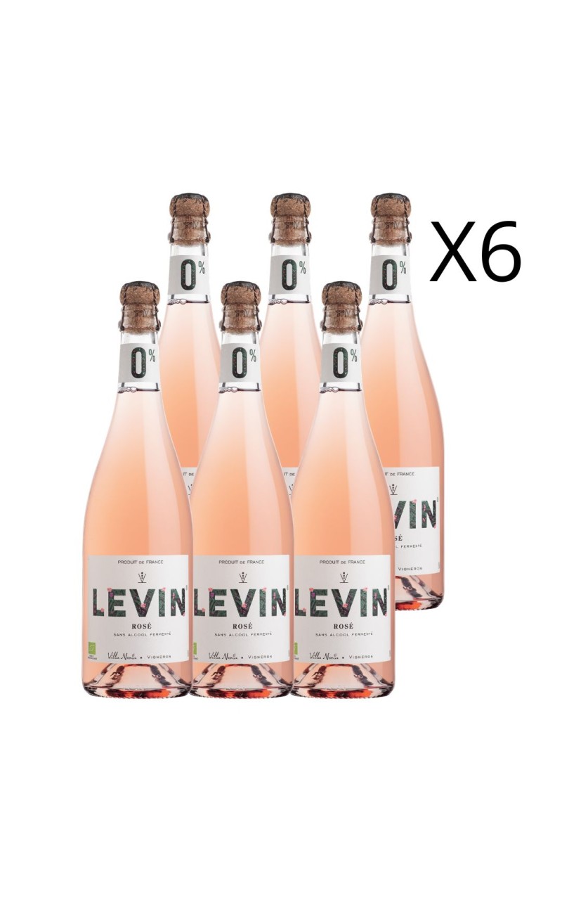 LEVIN 0% - Rosé mousseux (Carton x6)