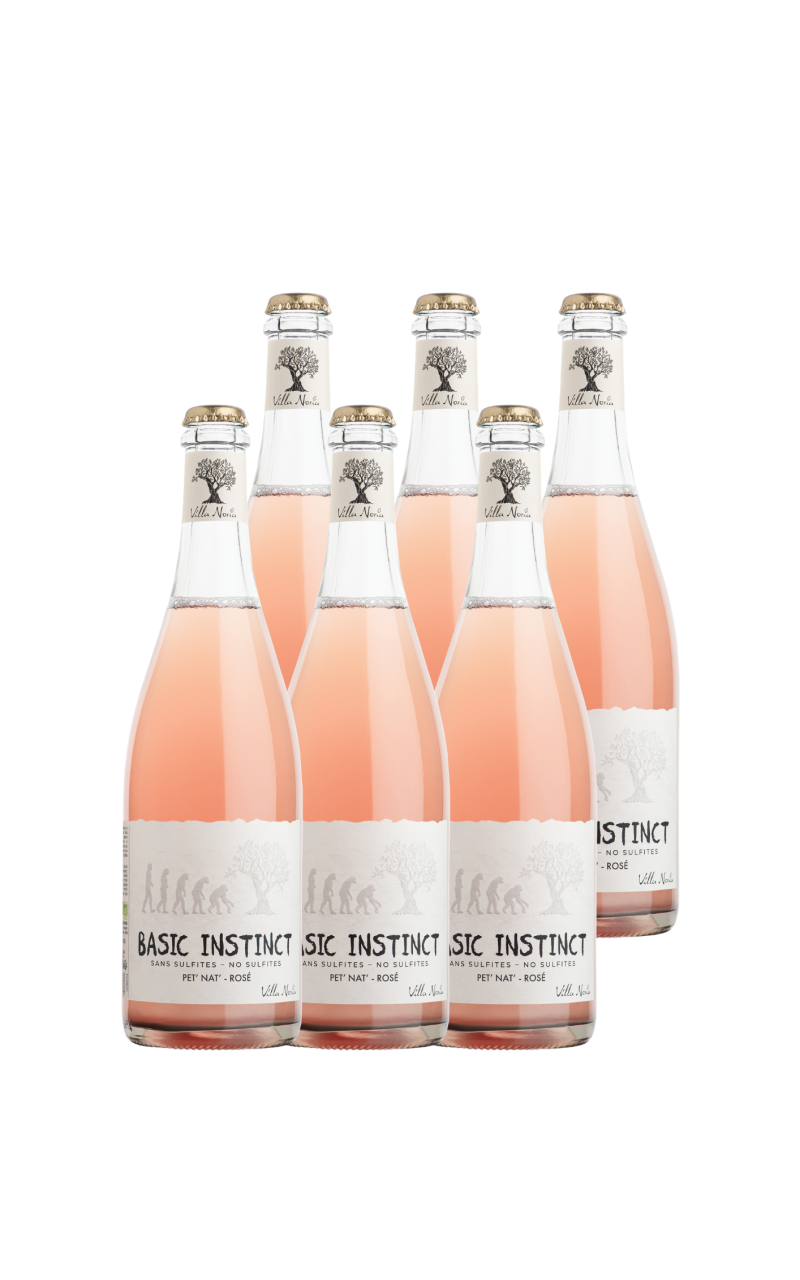 6-bottles cardboard - Basic Instinct Pet'NAT 'Rosé (sulfite-free)