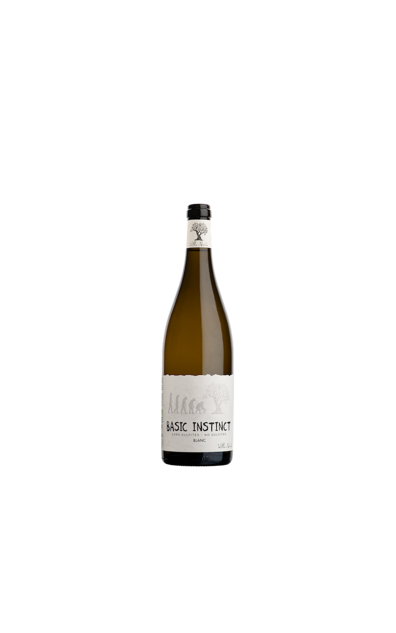Basic Instinct Blanc – Vin Blanc bio sans sulfites - IGP Pays d’Hérault Côteaux de Bessilles