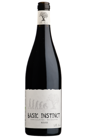 Basic Instinct Rouge – Vin Rouge bio sans sulfites - IGP Pays d’Hérault Côteaux de Bessilles