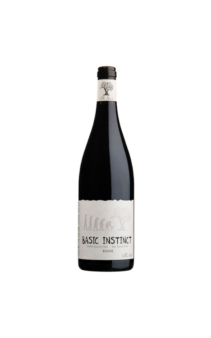 Basic Instinct Rouge – Vin Rouge bio sans sulfites - IGP Pays d’Hérault Côteaux de Bessilles