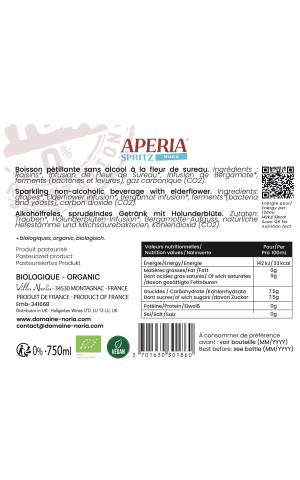 APERIA® Hugo Spritz 0% - 75cl