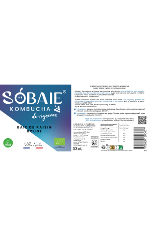 SOBAIE Rot - Rot Kombucha ohne Alkohol mit roten Früchten