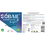 SOBAIE Rouge – Kombucha rouge sans alcool aux fruits rouges