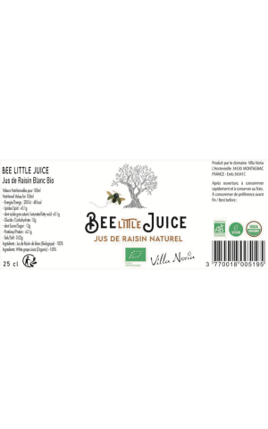 Bee Little Juice (Jugo de uva blanca) por 24