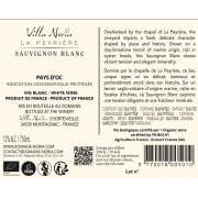 Das Peyrère Sauvignon weißes IGP-Land von OC - Bio White und Vegan Wine - Villa Noria