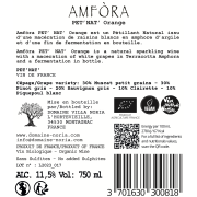 AMFÒRA IGP Pays d'Hérault Coteaux de Bessilles - Vin orange bio et nature sans sulfites