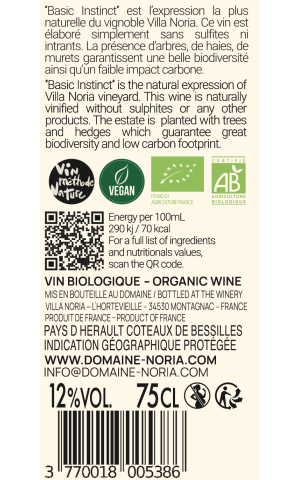 6-bottles cardboard - Basic White instinct (sulfite-free)