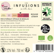 Cartone di 6 bottiglie - Les Infusions Villa Noria - Red leggero (senza solfiti)