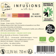 Carton de 6 Bouteilles - Les Infusions de Villa Noria - PET'NAT' Blanc de Noirs (Sans Sulfites)
