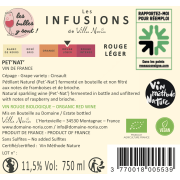 Karton von 6 Flaschen - Les Infusions Villa Noria -Fet'Nat 'Lightweight Rot (ohne Sulfit)