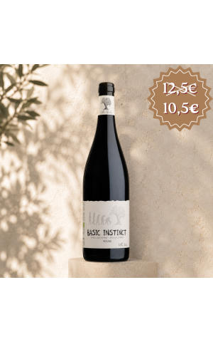 Basic Red Instinct - Organic Red Wine Sulfites - IGP Country of Herault Bessy Cabels