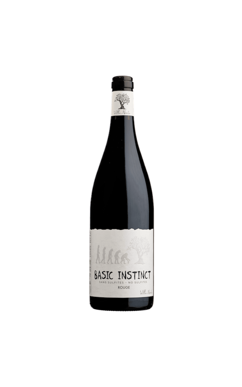 Basic Instinct Rouge – Vin Rouge bio sans sulfites - IGP Pays d’Hérault Côteaux de Bessilles