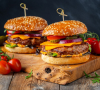 Burger Gourmet with beef,
