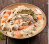 Lightweight veal blanquette