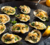 Baked oysters