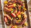 Gegrillter Krake mit Olivenöl