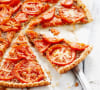 Fine tomato-mustard tart