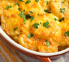 Sweet potato gratin with ginger