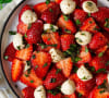 Strawberry salad & mozzarella