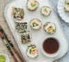 Sushi Veggie with mango